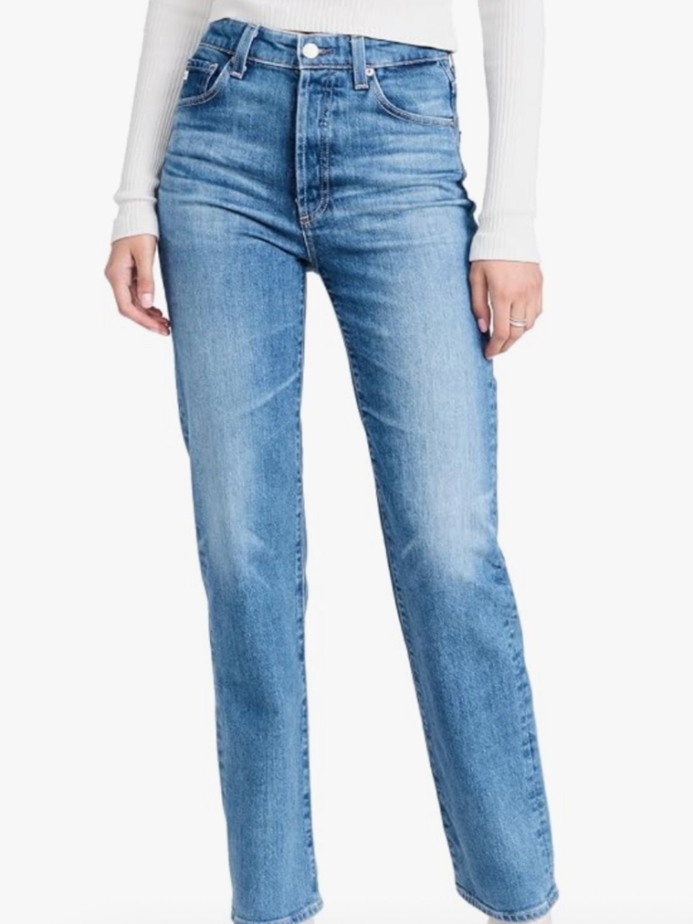 AG Jeans Alexxis Straight High Rise Vintage Fit Jeans Size 27